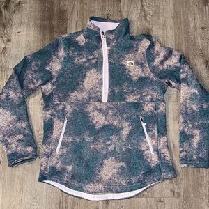 The north face half zip fleece